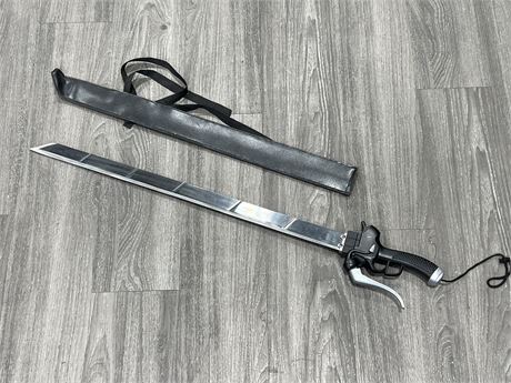 ATTACK ON TITAN STAINLESS STEEL SWORD (36” long)