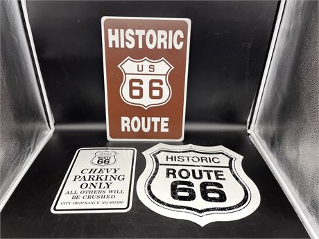 ROUTE 66 SIGNS