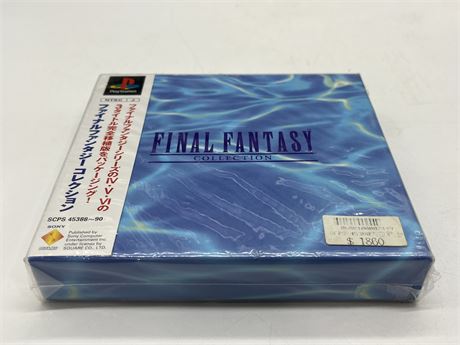SEALED FINAL FANTASY COLLECTION PLAYSTATION JAPANESE