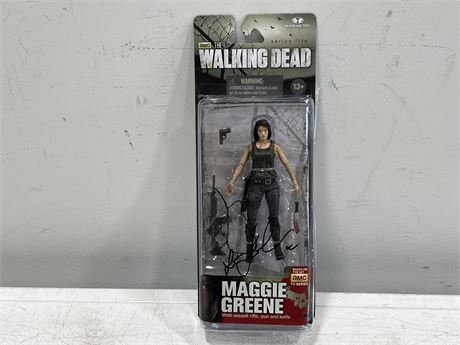 WALKING DEAD ACTION FIGURE SIGNED AT FAN EXPO (10” tall)