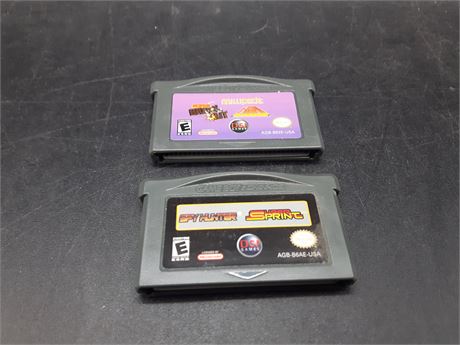 COLLECTION OF GAMEBOY ADVANCE GAMES - EXCELLENT CONDITION