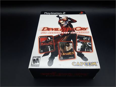 DEVIL MAY CRY 5TH ANNIVERSARY COLLECTION - CIB - MINT CONDITION - PS2