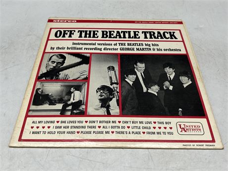 RARE 1964 BEATLES US PRESSING - RECORD IS MINT, COVER IS VG+
