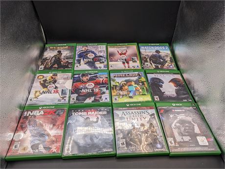 COLLECTION OF XBOX ONE GAMES - CONDITION VARIES