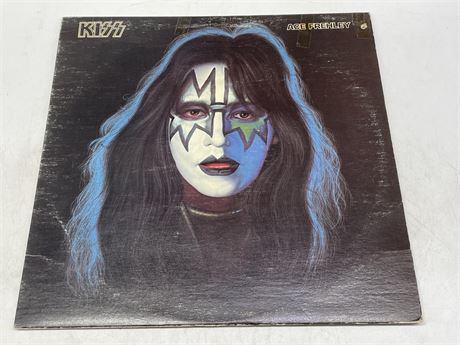 KISS - ACE FREHLEY - (VG) SLIGHTLY SCRATCHED VINYL