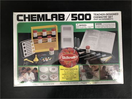 NEW CHEM LAB 500 CHEMISTRY SET