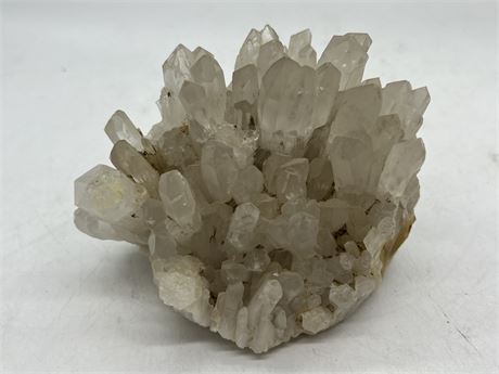 WHITE CRYSTAL ROCK (5.5” wide)