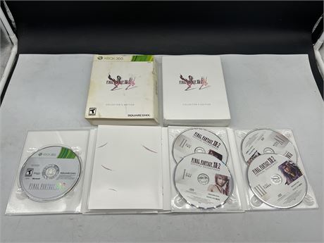 FINAL FANTASY XIII-2 COLLECTORS EDITION XBOX 360 - DISCS NEVER PLAYED