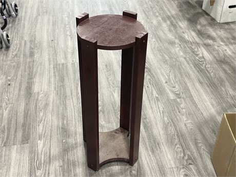 WOODEN PLANT STAND (30” tall)