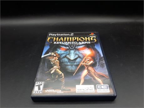 CHAMPIONS RETURN TO ARMS - VERY GOOD CONDITION - PS2