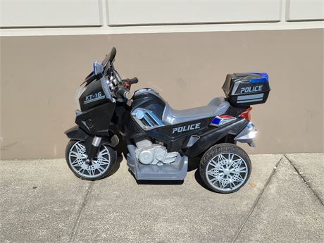 POLICE RIDE ON CHILD MOTOBIKE (battery power)