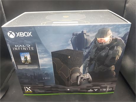 SEALED - LIMITED HALO EDITION - XBOX SERIES X - DISC EDITION CONSOLE