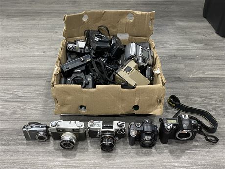 LARGE LOT OF AS IS CAMERAS