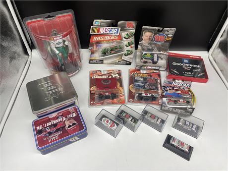 LOT OF DALE EARNHARDT COLLECTABLES