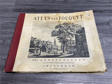 18TH CENTURY VIEWS OF AMSTERDAM BOOK (Large)