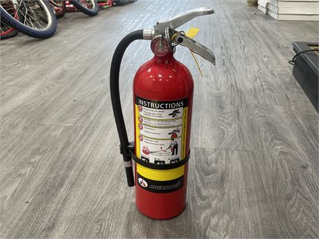 FULLY CHARGED 5IB FX ABC FIRE EXTINGUISHER