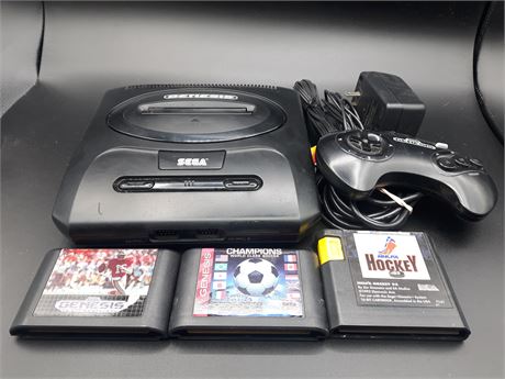 SEGA GENESIS CONSOLE WITH GAMES - EXCELLENT CONDITION