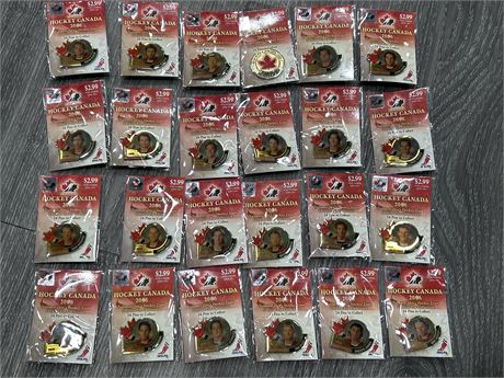 COMPLETE 24 PIN SET OF 2006 HOCKEY CANADA TEAM