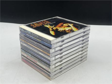 10 JANIS JOPLIN CDS - EXCELLENT COND.