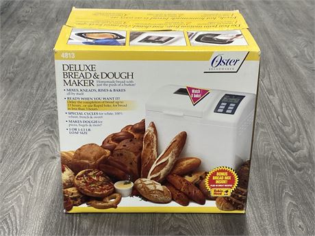 NEW IN OPEN BOX OSTER BREAD AND DOUGH MAKER