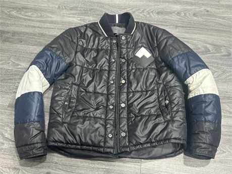 BALLY DOWN BUTTON UP BOMBER JACKET - AUTHENTICITY UNKNOWN