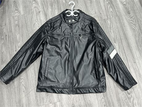 MENS H.K. FOR HIM MOTO JACKET SIZE XL - LIKE NEW