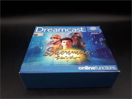 SHENMUE -CIB - MINT CONDITION - JAPANESE DREAMCAST