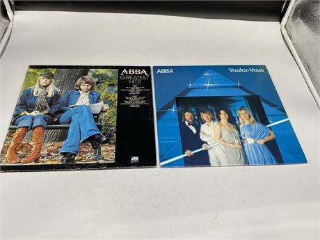 2 ABBA RECORDS - EXCELLENT (E)
