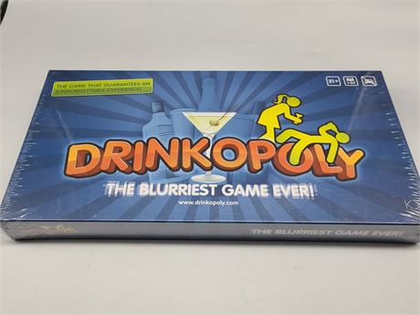 NEW SEALED DRINKOPOLY GAME