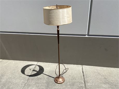 VINTAGE FLOOR LAMP (56” tall)
