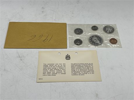 1966 UNCIRCULATED SILVER COIN SET