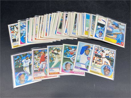 55+ 1980s MLB CARDS