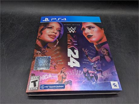 SEALED - WWE 2K24 - DELUXE EDITION - PS4