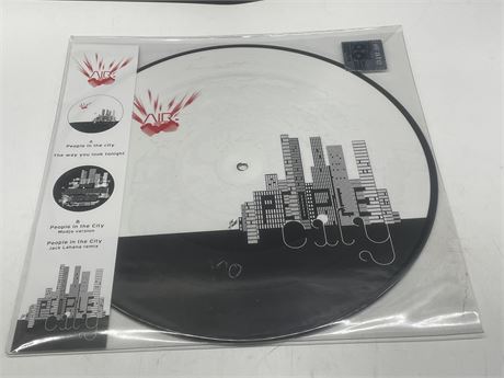 AIR - PEOPLE IN THE CITY PICTURE DISC - NEAR MINT (NM)