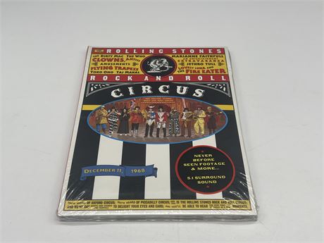 SEALED NEW OLD STOCK - THE ROLLING STONES ROCK & ROLL CIRCUS DVD