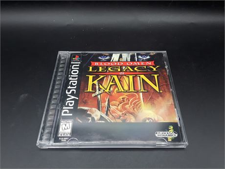 BLOOD OMEN LEGACY OF KAIN - CIB - VERY GOOD CONDITION - PSONE