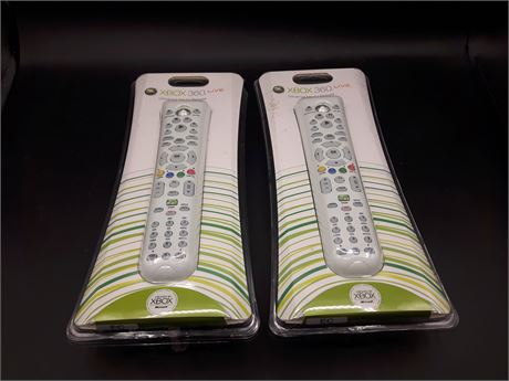 SEALED - DVD REMOTES - XBOX 360