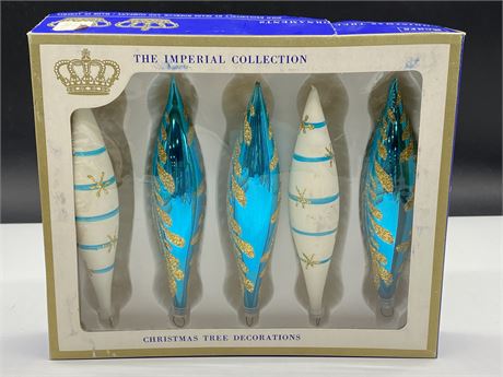 VINTAGE NIB SEARS ROEBUCK - IMPERIAL COLLECTION TREE DECORATIONS