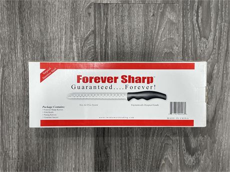 BOX OF FOREVER SHARP SURGICAL STAINLESS STEEL KNIVES