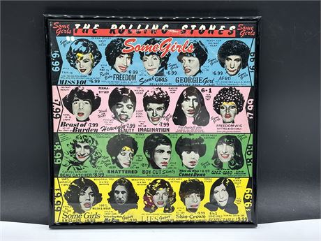 ORIGINAL 1978 PRESS THE ROLLING STONES - SOME GIRLS / 1ST VERSION DIE CUT WITH