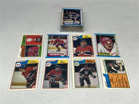 (50) 1980s OPC NHL CARDS