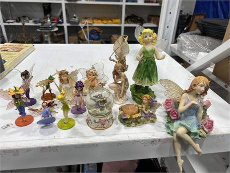 LOT OF FAIRY COLLECTABLES
