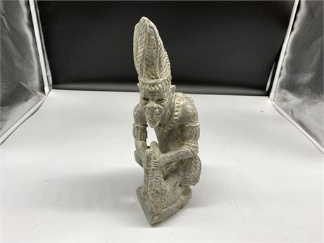 SOAPSTONE CARVING (13” tall)