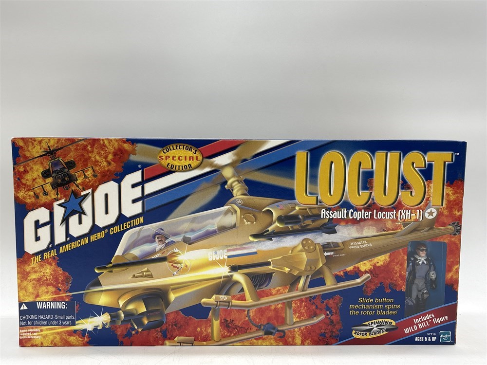 Urban Auctions - FACTORY SEALED 00' GI JOE LOCUST ASSAULT COPTER