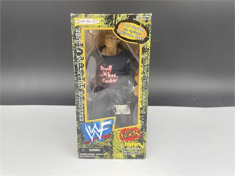 WWE THE ROCK TOYFAIR EXCLUSIVES FIGURE 8” TALL