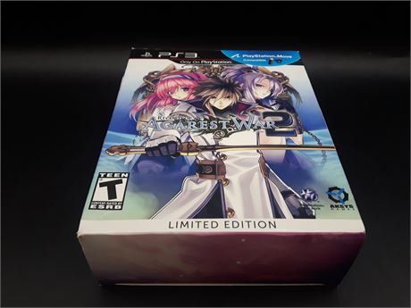 SEALED - RECORD OF AGAREST WAR 2 - LIMITED EDITION - PS3