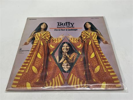 BUFFY SAINTE MARIE - FIRE & FLEET & CANDLELIGHT EARLY PRESS - VG+