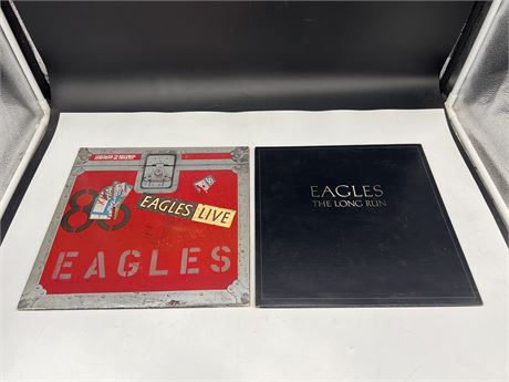 2 EAGLES RECORDS - EXCELLENT (E)
