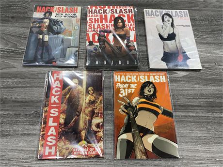 (5) HACK SLASH PAPERBACK COMICS