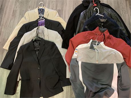 LOT OF MENS BLAZERS/JACKETS (assorted brands & sizes)